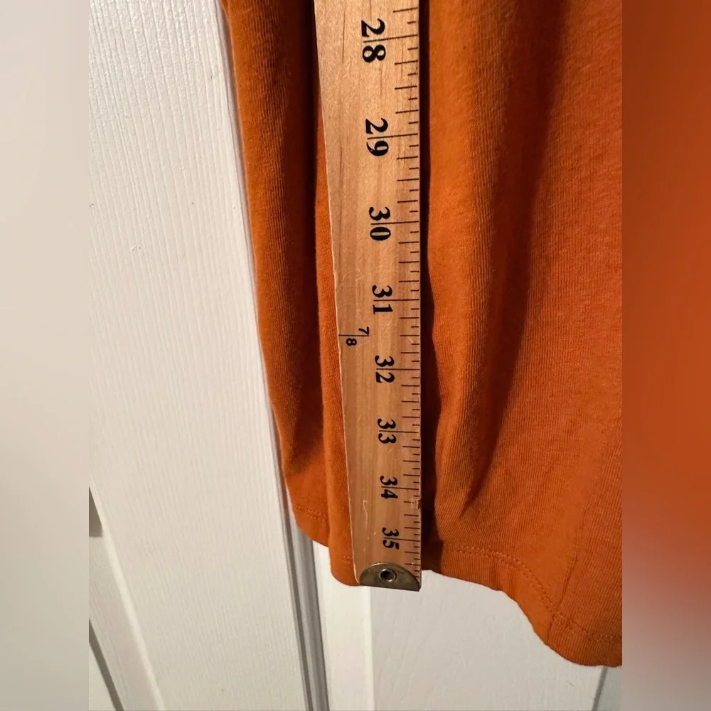 FREE PEOPLE Intimately XS Y2K HipHop Wrap Around Belt Harem Wide Leg Rust Orange - Picture 7 of 9